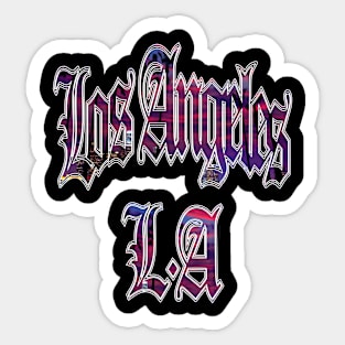 Los Angeles, L.A Design,California love, City of angels, Gift Idea . Sticker